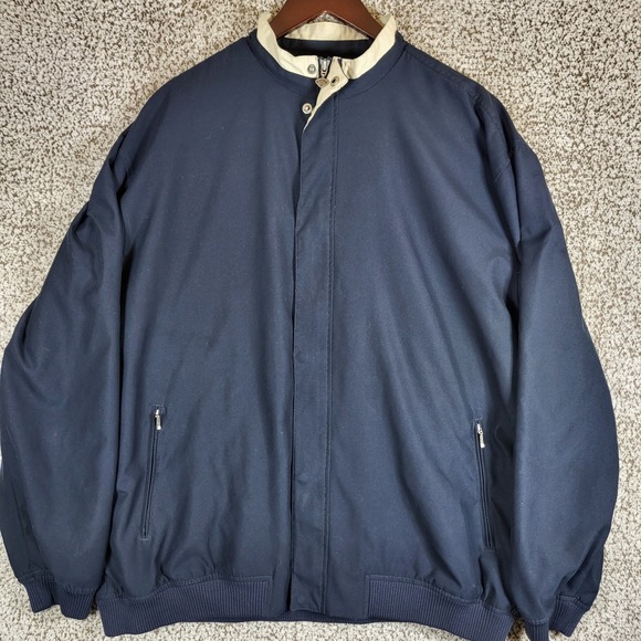 Callaway Golf Sport Jacket‎ Mens XL Full Zip Collared Navy Blue - Picture 2 of 12